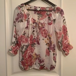 Floral Blouse - DYNAMITE